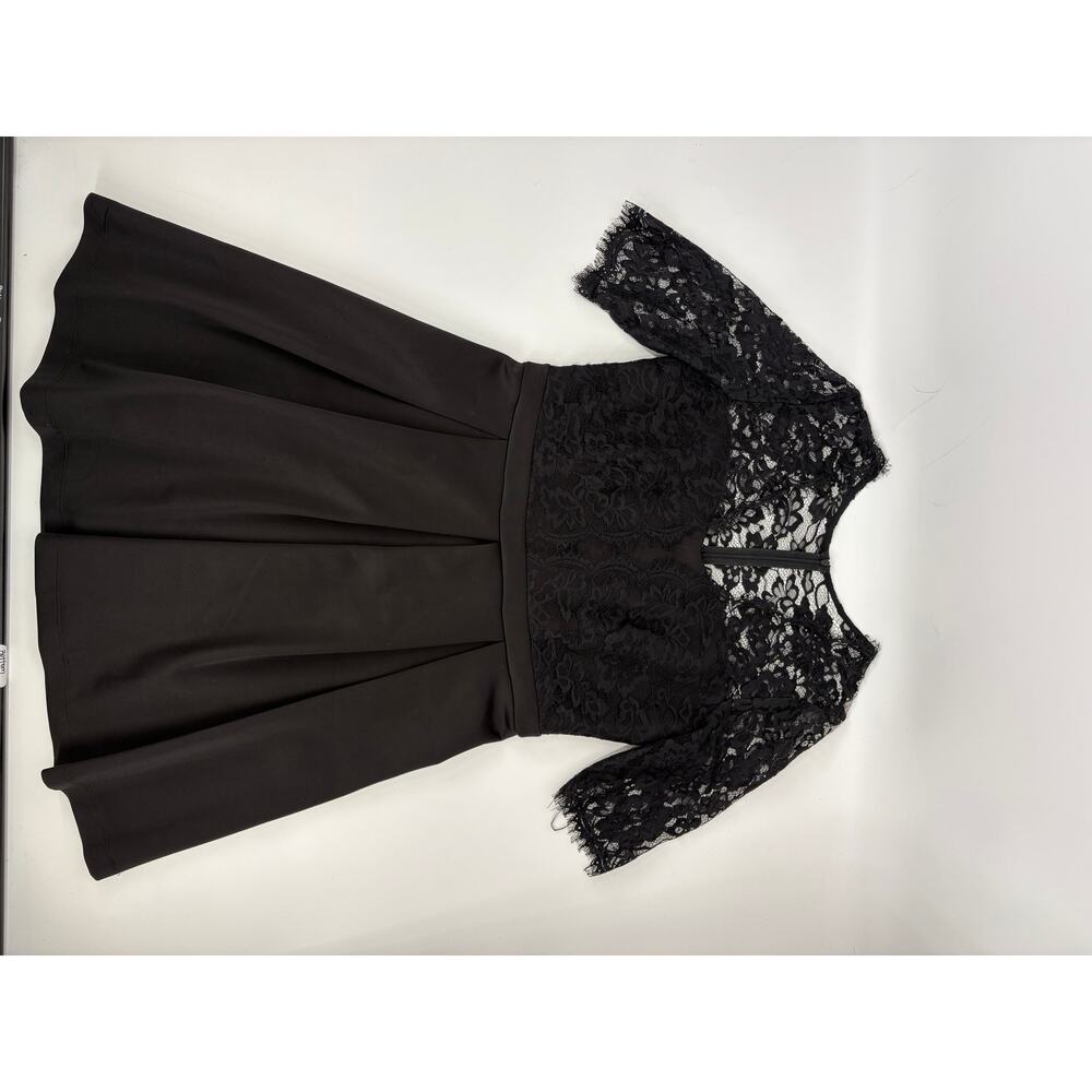 J Taylor Black Lace Dress (B19) - Picture 9 of 11